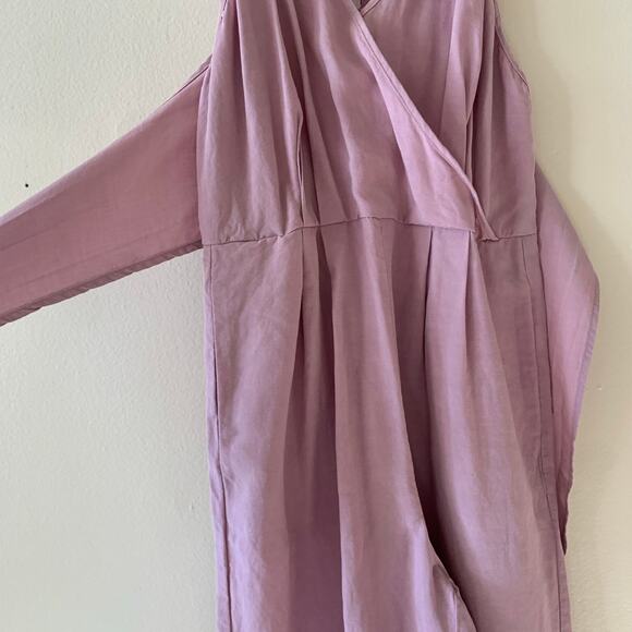 Lavender Greylin Jumpsuit Size Small Purple Linen - Picture 4 of 11